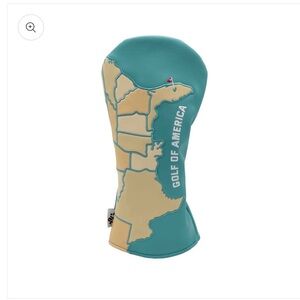 Golf of America Teal and Beige Headcover